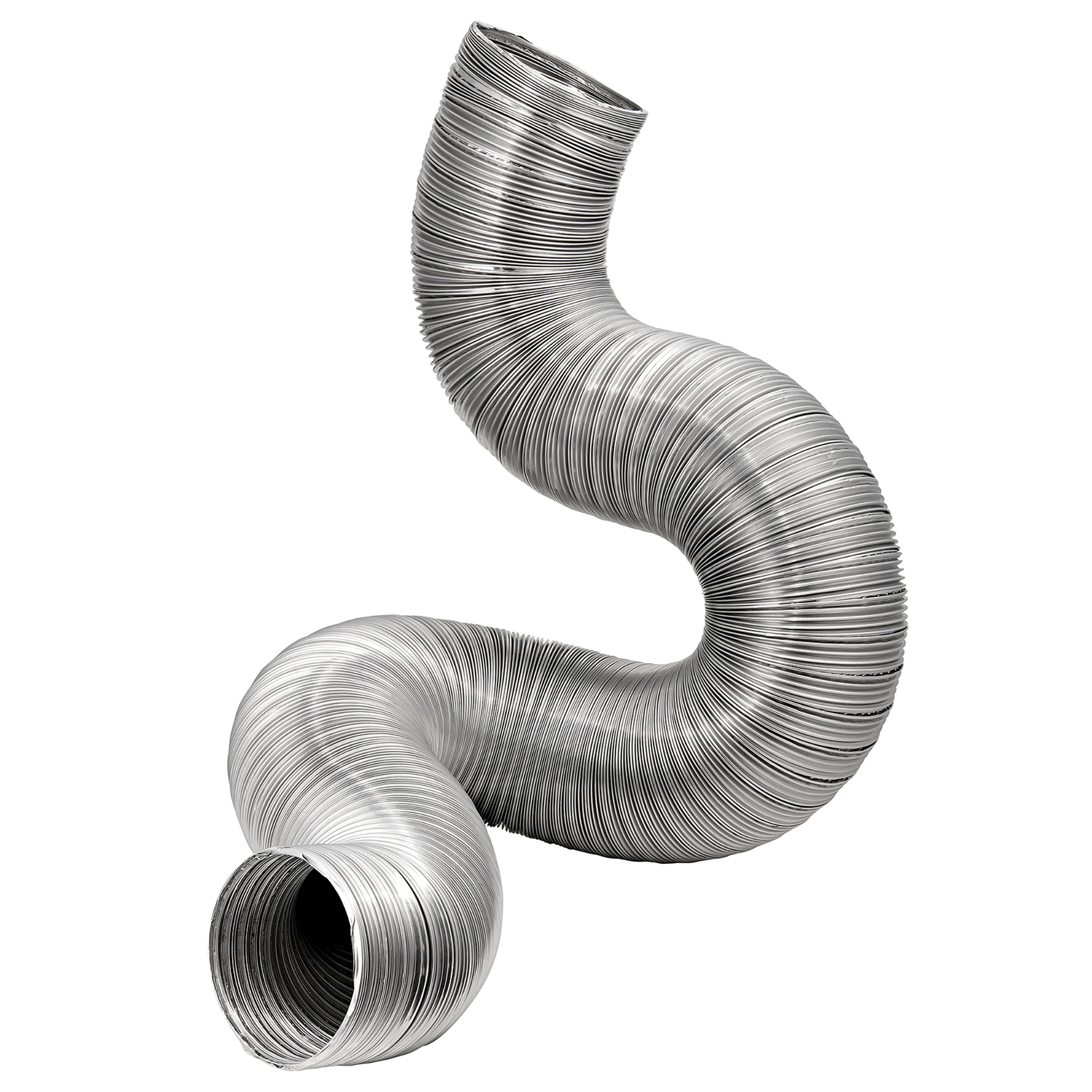 Lambro Flexible Aluminum Semi-Rigid Double-Lock Air Duct, 6in. Diameter, 8ft., 306DL
